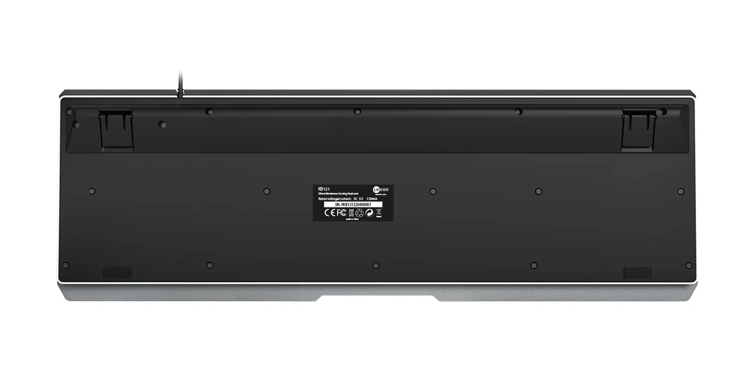 Lenovo Lecoo KB121 Rainbow Mekanik Hisli Membran Türkçe Q Gri Gaming (Oyuncu) Klavye