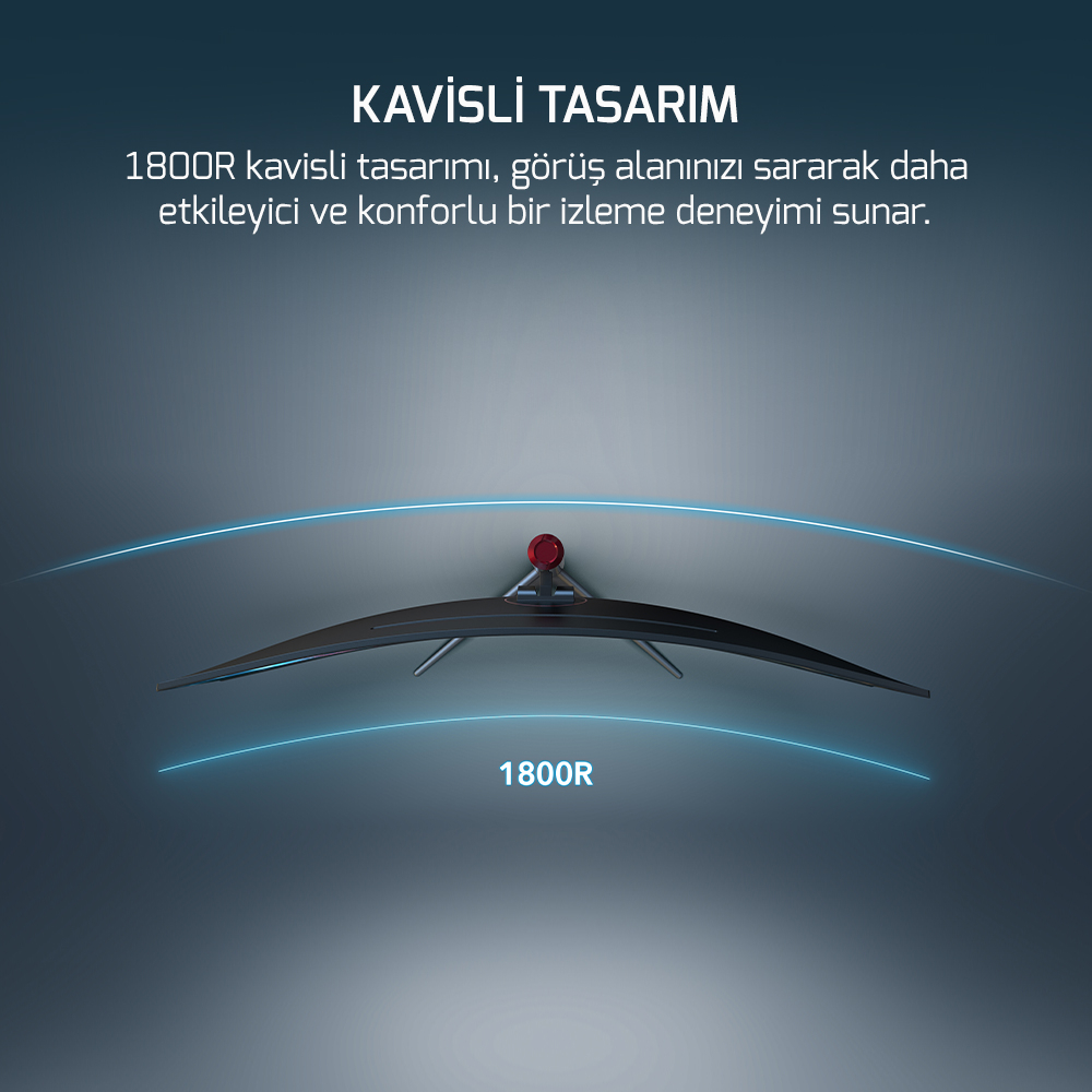 GamePower WQ49 49'' 1ms 144Hz Curved DFHD 3840*1080 Gaming Monitör (Sıfır Ölü Piksel Garantili)