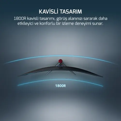 GamePower WQ49 49'' 1ms 144Hz Curved DFHD 3840*1080 Gaming Monitör (Sıfır Ölü Piksel Garantili)