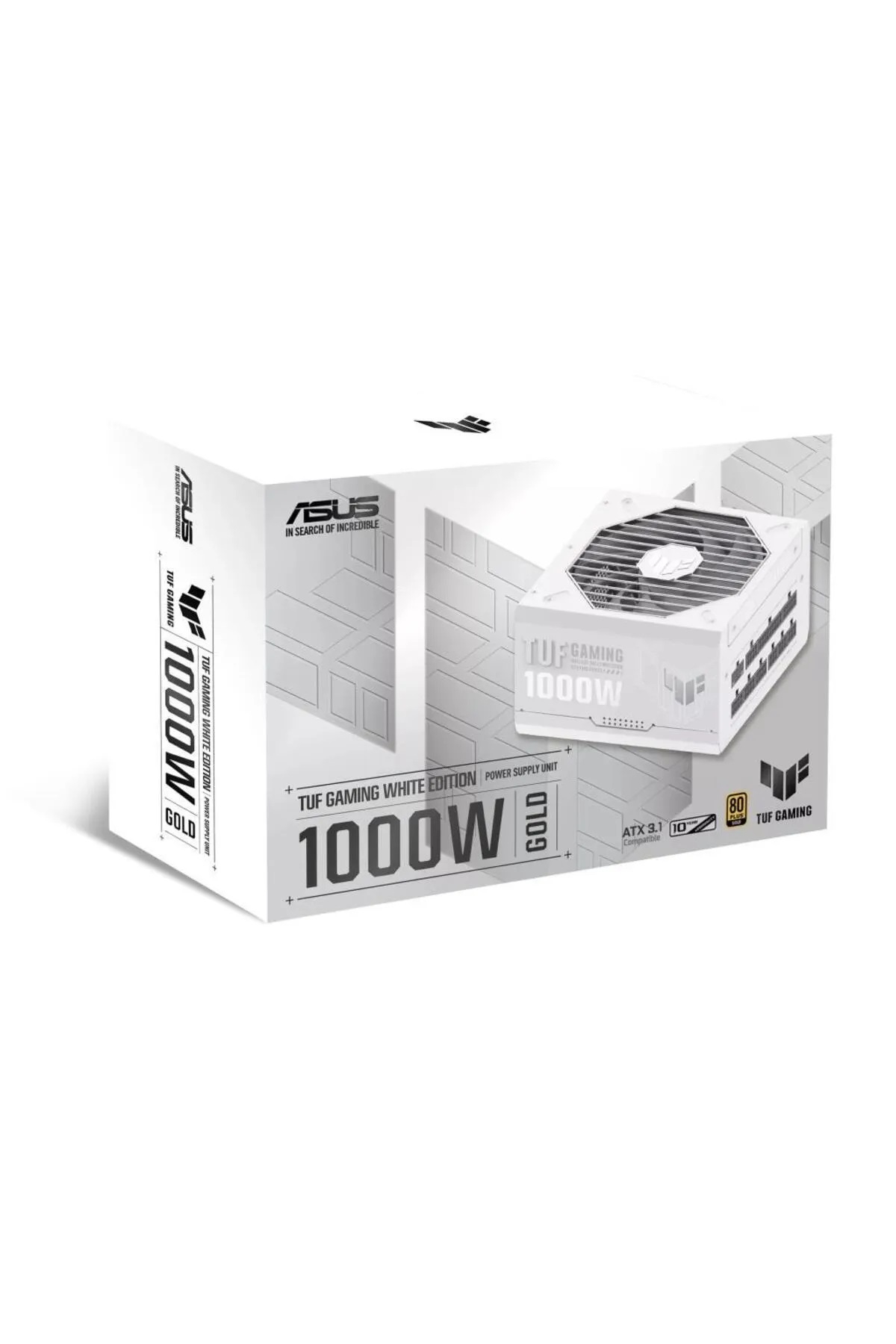 ASUS TUF-GAMING-1000G White 1000W 80+ Gold Full Modüler Gaming Power Supply