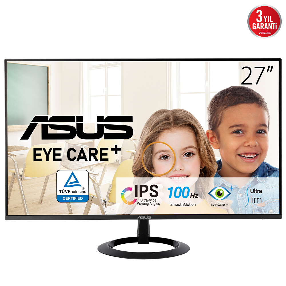 ASUS VZ27EHF 27″ 1ms 100Hz Full HD IPS Monitör