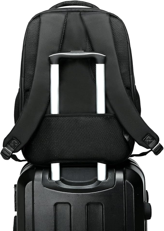 Lecoo BG03 17″ Laptop Bölmeli Çok Fonksiyonlu Waterproof Sırt Çantası