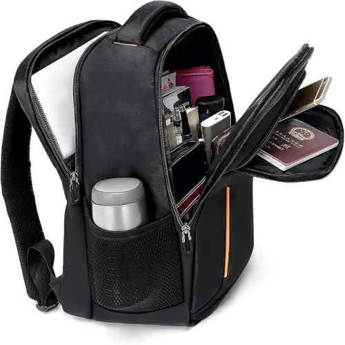 Lecoo BG03 17″ Laptop Bölmeli Çok Fonksiyonlu Waterproof Sırt Çantası