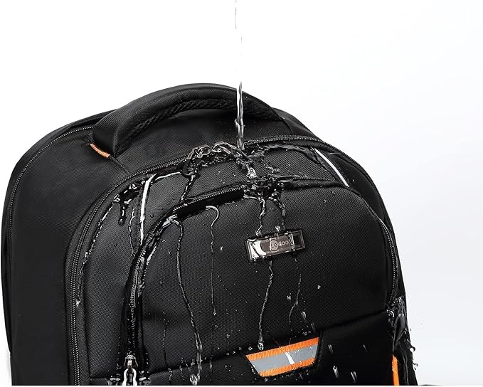 Lecoo BG03 17″ Laptop Bölmeli Çok Fonksiyonlu Waterproof Sırt Çantası