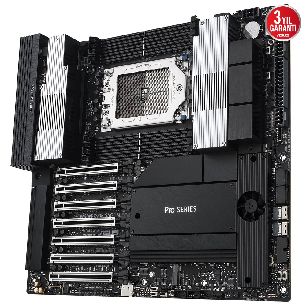 ASUS PRO WS WRX90E-SAGE SE AMD WRX90 DDR5 7600MHz Anakart