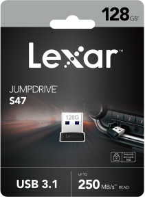 Lexar 128GB LJDS47-128ABBK JumpDrive S47 USB3.1 128/250MB/s USB Bellek