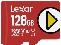 Lexar 128GB LMSPLAY128G -BNNNG UHS-I 150MB/s MicroSD Hafıza Kartı