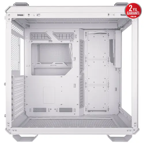ASUS TUF Gaming GT502 PLUS Temperli Cam USB Type-C Beyaz ATX Mid-Tower Gaming Kasa