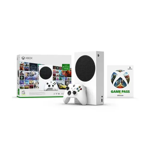 Xbox Series S 512GB Oyun Konsolu + 3 Ay Gamepass (Microsoft Türkiye Garantili)