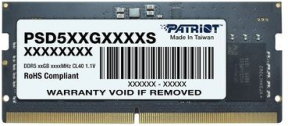 Patriot Signature Line PSD532G48002S 32GB(1x32GB) DDR5 4800MHz CL40 SODIMM Ram(Bellek)