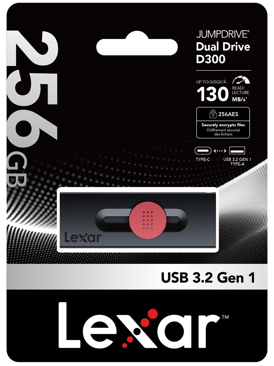 Lexar 256GB LJDD300256G-BNBNG USB 3.2 130MB/s USB Flash Bellek
