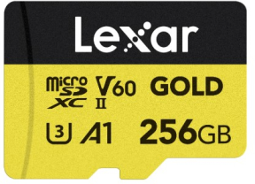 Lexar 256GB LMSGOLD256G-BNNNG Gold MicroSDXC UHS-II 280/180MB/s MicroSD Hafıza Kartı