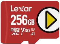 Lexar 256GB LMSPLAY256G-BNNNG UHS-I 150MB/s MicroSD Hafıza Kartı