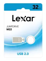 Lexar 32GB LJDM022032G-BNJNG JumpDrive M22 USB 2.0 USB Light Gold Flash Bellek