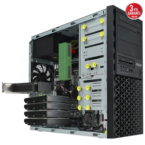 ASUS E500 G9-13900K002R İntel i9-13900K 32GB DDR5 1TB SSD 4800MHz Nvidia RTX A4000 16GB Windows 11 Pro Workstation