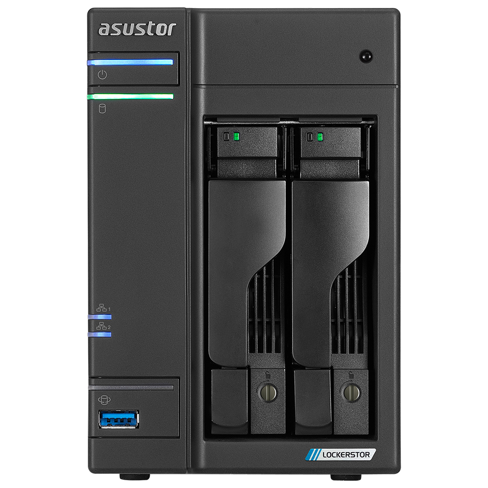 Asustor AS6702T Intel N5105 2 Yuvalı (2X22TB Desteği) 4GB DDR4 Nas Depolama Ünitesi