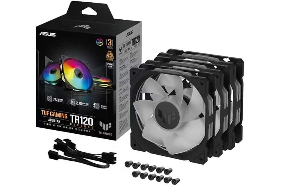 ASUS TUF TR120 120MM Reverse 3in1 Siyah Kasa Fanı