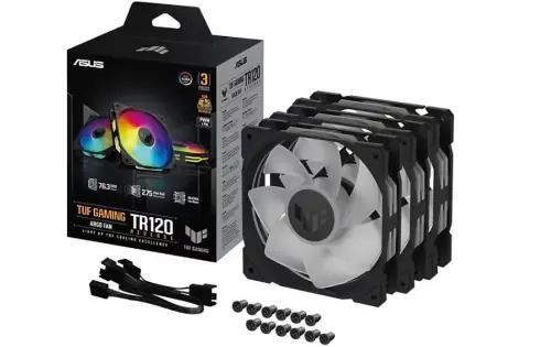 ASUS TUF TR120 120MM Reverse 3in1 Siyah Kasa Fanı
