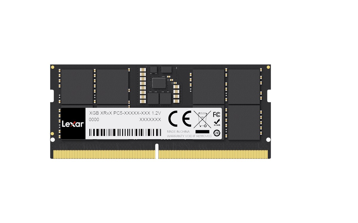 Lexar LD5S16G56C46ST-BGS 16GB (1x16GB) DDR5 5600MHz CL46 Notebook SODIMM Ram