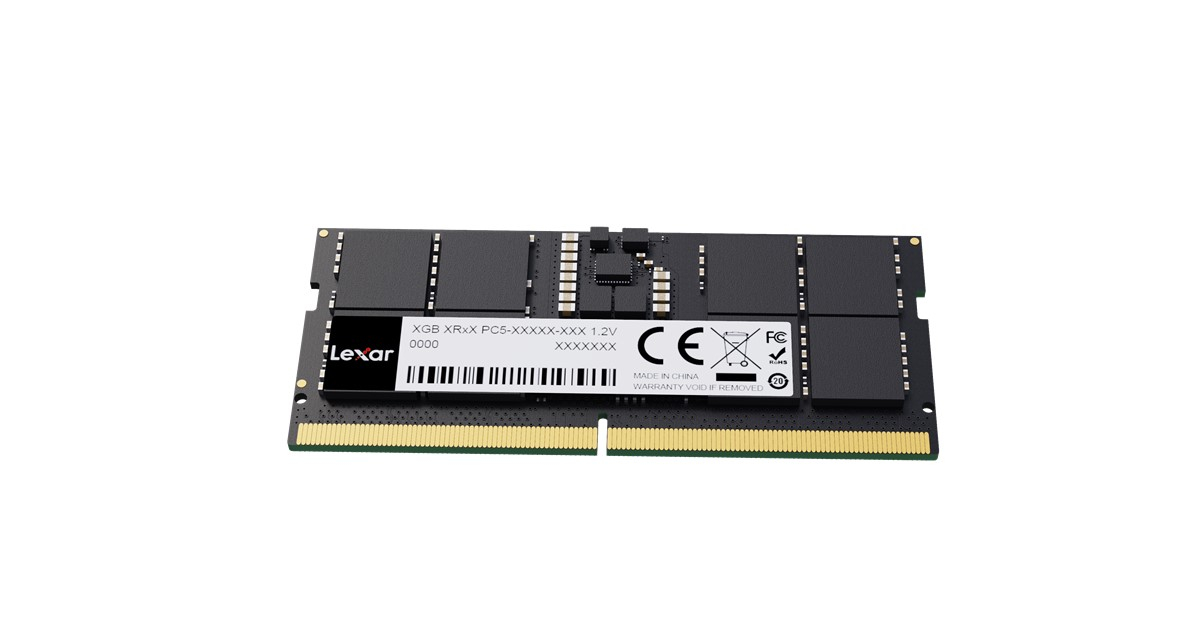 Lexar LD5S16G56C46ST-BGS 16GB (1x16GB) DDR5 5600MHz CL46 Notebook SODIMM Ram