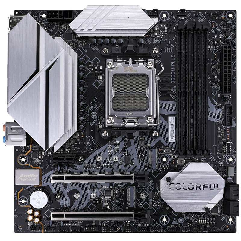 COLORFUL BATTLE-AX B650M-PLUS V14 DDR5 7600MHz mATX AM5 Gaming (Oyuncu) Anakart