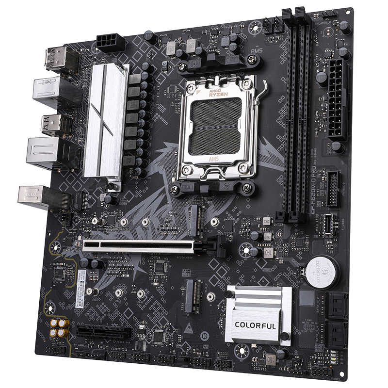 COLORFUL BATTLE-AX A620M-D PRO V14 DDR5 7600MHz mATX AM5 Gaming (Oyuncu) Anakart