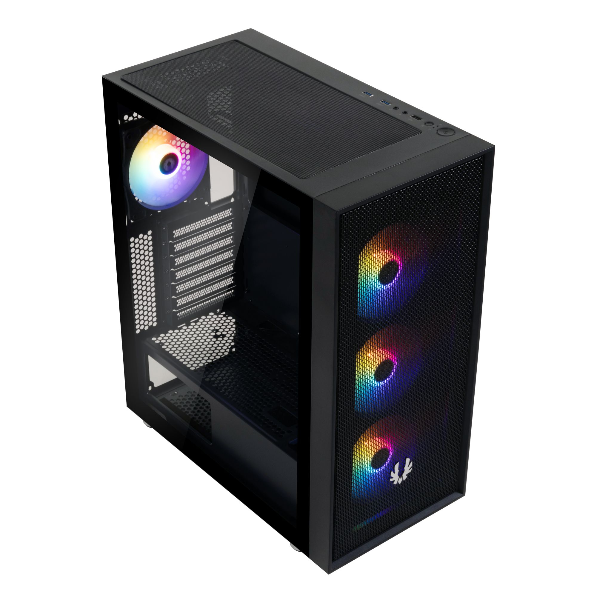 Bitfenix Ares 600W 80+ Bronze Siyah Gaming (Oyuncu) Kasa (BFC-ARSBR6KKGSK-4F)