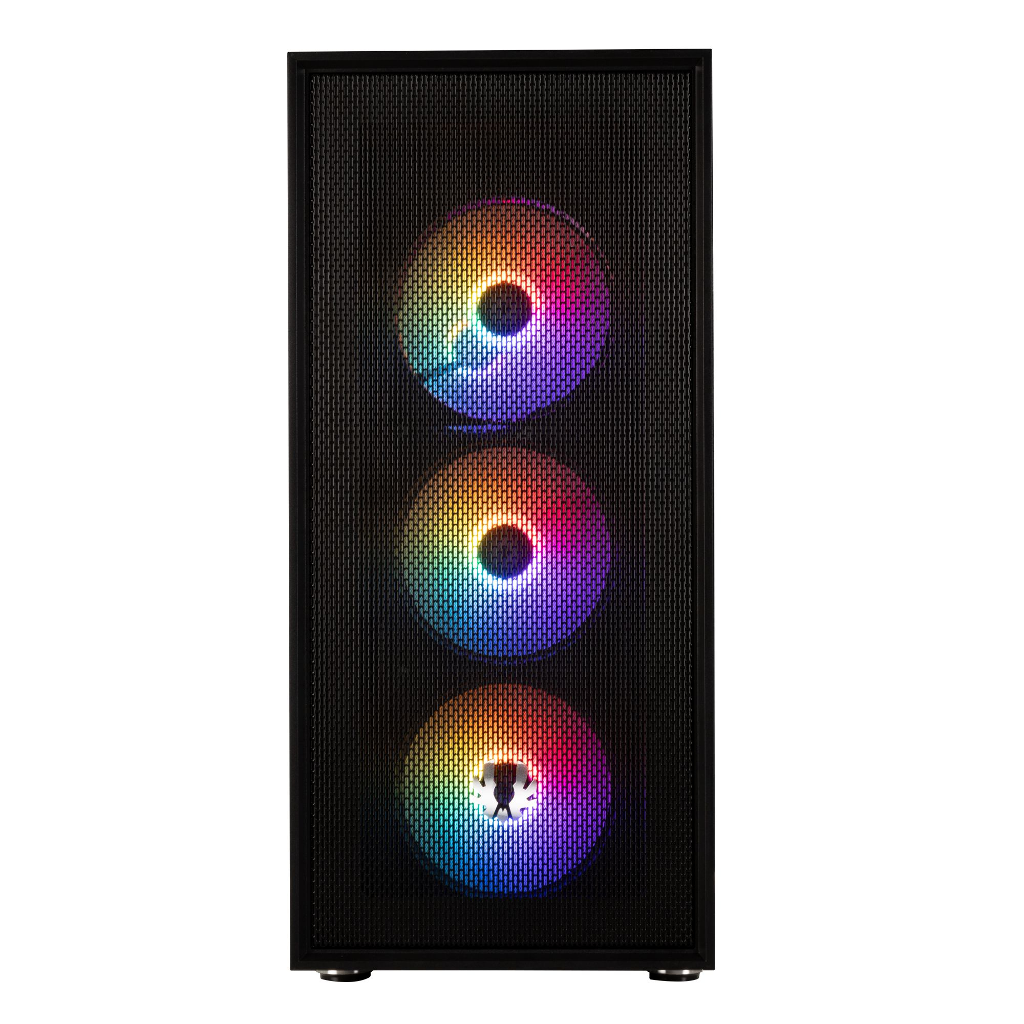Bitfenix Ares 600W 80+ Bronze Siyah Gaming (Oyuncu) Kasa (BFC-ARSBR6KKGSK-4F)