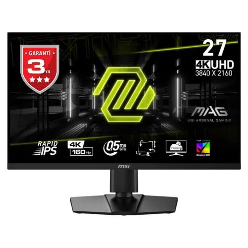 MSI MAG 274UPF E2 27″ 160Hz 0,5ms UHD Rapid IPS Gaming (Oyuncu) Monitör