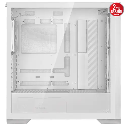 ASUS TUF Gaming GT302 TG ARGB Temperli Cam USB 3.2 Beyaz E-ATX Mid-Tower Gaming (Oyuncu) Kasa (90DC00I3-B19000)