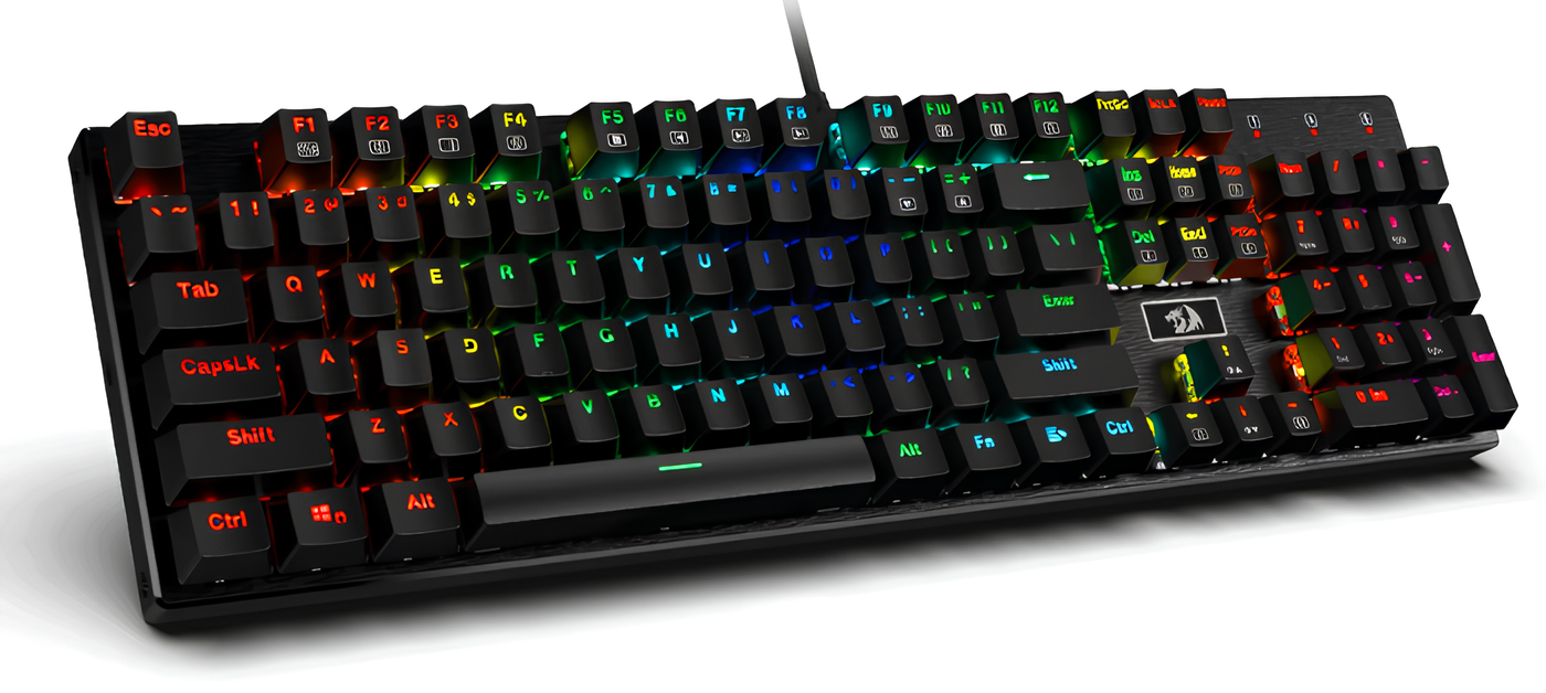 Redragon K556 Devarajas Brown Switch Kablolu Siyah Gaming (Oyuncu) Klavye