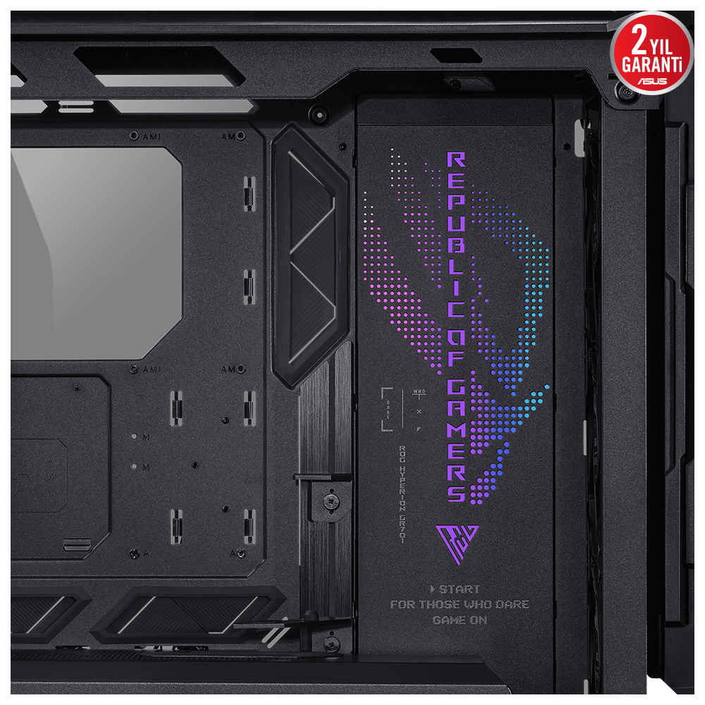 ASUS ROG Hyperion GR701 BTF Edition ARGB USB 3.2 Tempered Glass Full Tower Gaming (Oyuncu) Kasa