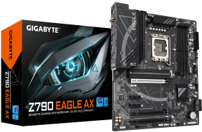 Gigabyte Z790 EAGLE AX (rev. 1.0) INTEL LGA 1700 DDR5 7600(OC)MHz ATX Gaming (Oyuncu) Anakart