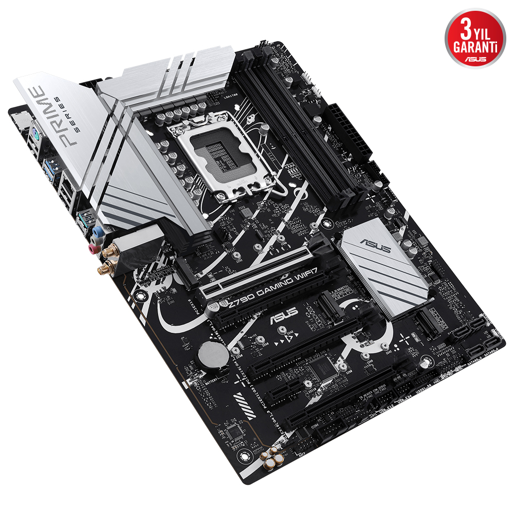 ASUS Z790 GAMING WIFI7 Intel Z790 Soket 1700 DDR5 7200(OC)MHz ATX Gaming (Oyuncu) Anakart
