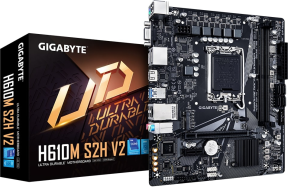 Gigabyte H610M-S2H-V2-DDR5 Intel H610 Soket 1700 DDR5 5600MHz mATX Gaming (Oyuncu) Anakart