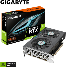 Gigabyte GeForce RTX 3050 Eagle OC 6G GV-N3050EAGLE OC-6GD 6GB GDDR6 96Bit DX12 Gaming (Oyuncu) Ekran Kartı