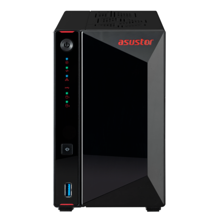 Asustor AS5402T 2 Yuvalı (2X22TB Desteği) 4GB DDR4 2.5GBE Nas Depolama Ünitesi