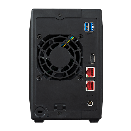 Asustor AS5402T 2 Yuvalı (2X22TB Desteği) 4GB DDR4 2.5GBE Nas Depolama Ünitesi