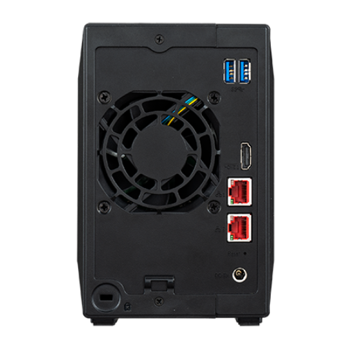 Asustor AS5402T 2 Yuvalı (2X22TB Desteği) 4GB DDR4 2.5GBE Nas Depolama Ünitesi