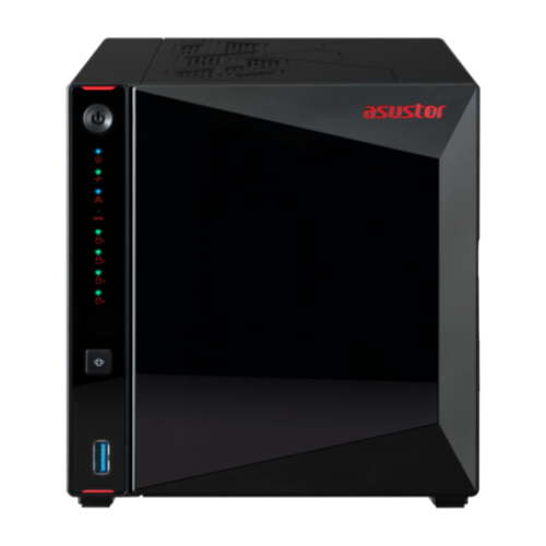 Asustor AS5404T 4 Yuvalı (4x22TB Desteği) 4GB DDR4 2.5GBE Nas Depolama Ünitesi