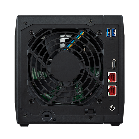 Asustor AS5404T 4 Yuvalı (4x22TB Desteği) 4GB DDR4 2.5GBE Nas Depolama Ünitesi