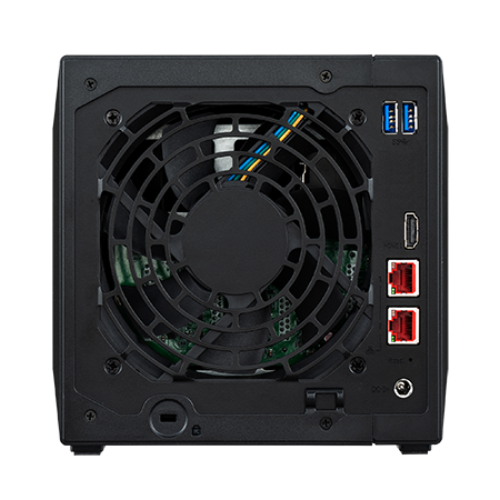 Asustor AS5404T 4 Yuvalı (4x22TB Desteği) 4GB DDR4 2.5GBE Nas Depolama Ünitesi