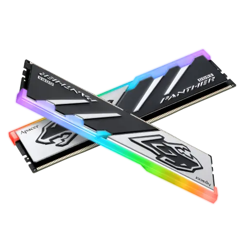 Apacer Panther RGB 16GB (1x16GB) 6400MHz CL32 DDR5 Gaming Ram (AH5U16G64C5529BAA-1)