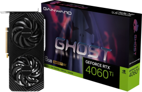GAINWARD RTX4060Ti GHOST OC NE6406TT19P1-1060B 8GB GDDR6 128bit Gaming (Oyuncu) Ekran Kartı