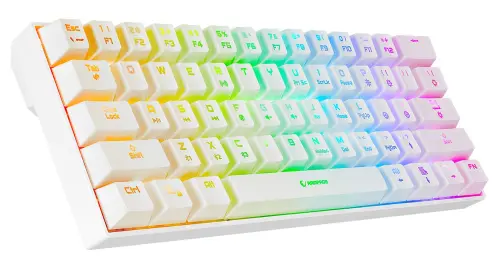 Rampage KB-RX63 B-ATOM Bluetooth RGB RED Switch Mekanik Q 63 Tuşlu Beyaz Gaming (Oyuncu) Klavye