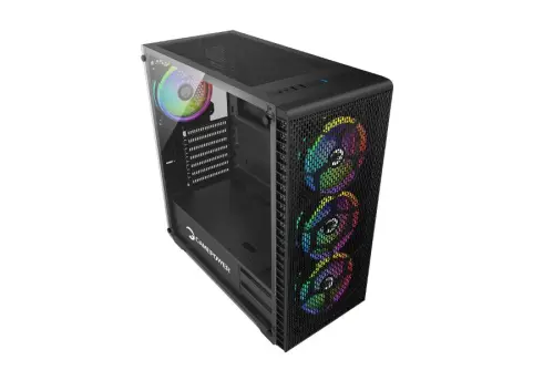 GamePower Horizon Gaming MESH 4*120mm RGB Fan Mesh Kasa RGB Kontrolcü ve Uzaktan Kumanda
