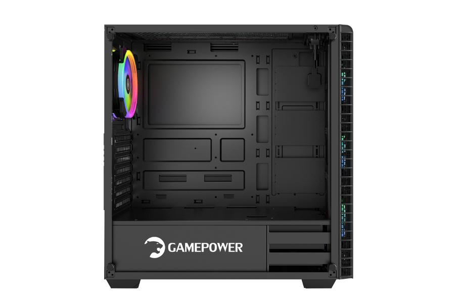 GamePower Horizon Gaming MESH 4*120mm RGB Fan Mesh Kasa RGB Kontrolcü ve Uzaktan Kumanda
