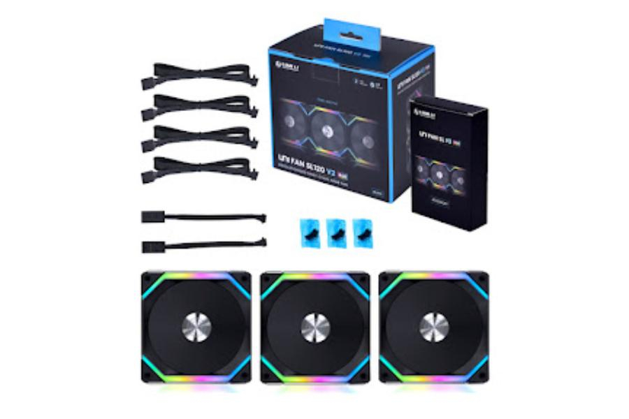 Lian Li UNI FAN SL120 V2 3x120mm Siyah RGB Kasa Fanı (G99.12SLV23B.00)
