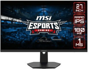 MSI 27″ G274F 1920x1080 (FHD) 16:9 FLAT RAPID IPS 180HZ 1MS Adaptıve-Sync Gaming (Oyuncu) Monitör