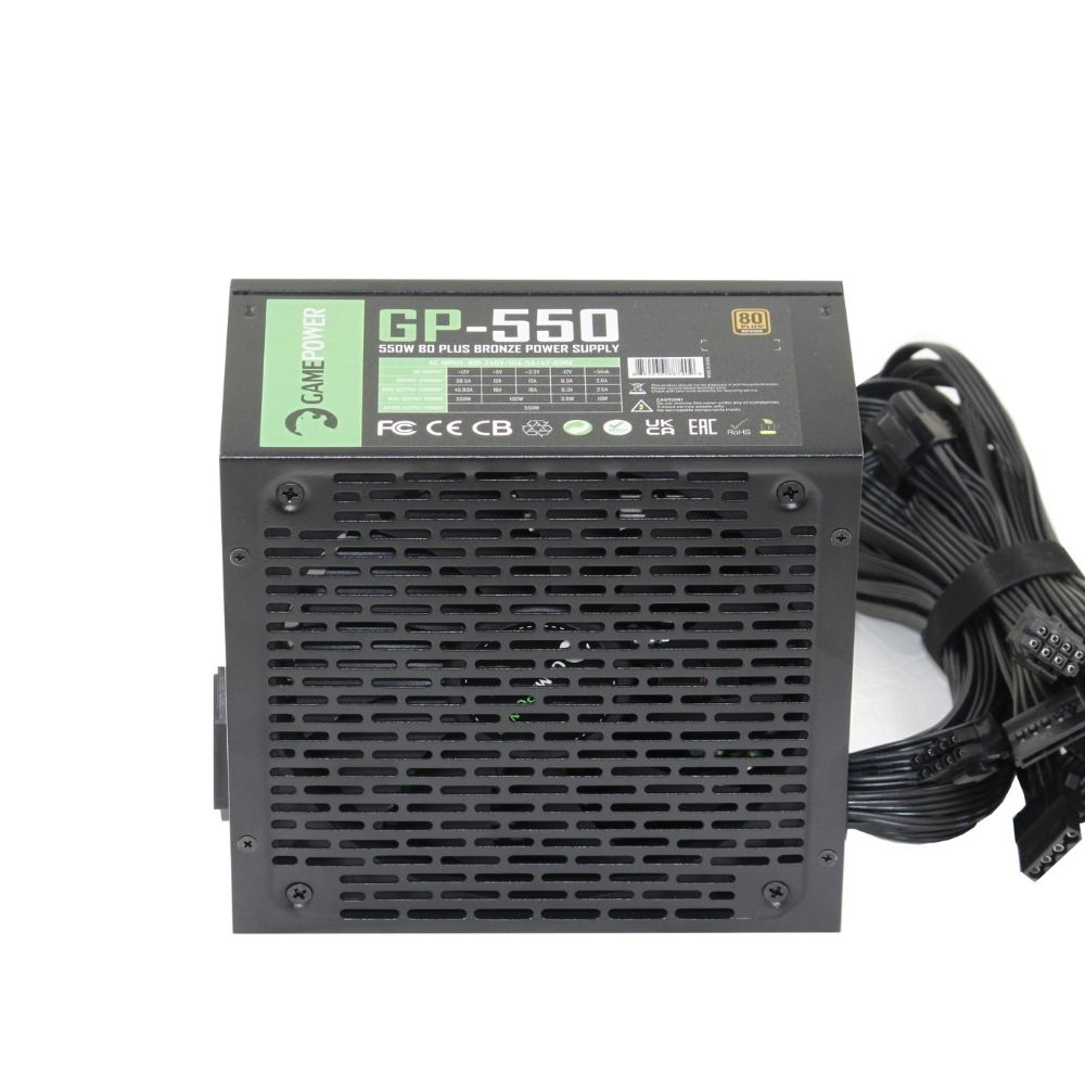 GamePower GP-550 APFC 14cm 80+ Bronze 550W Power Supply